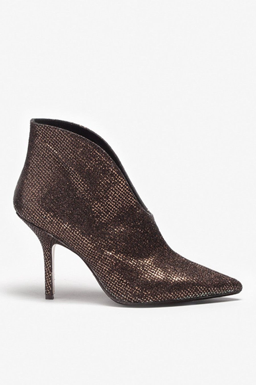 Scarpe ALEXANDRA | Stivaletto Da Donna Alexandra In Bronzo Glitter