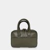 Borse 10.03.53 | Borsa A Mano Mini Brief Case In Pelle Militare Mini Brief Case