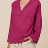 Abbigliamento DIEGA | Blusa Diega In Cotone Fuxia