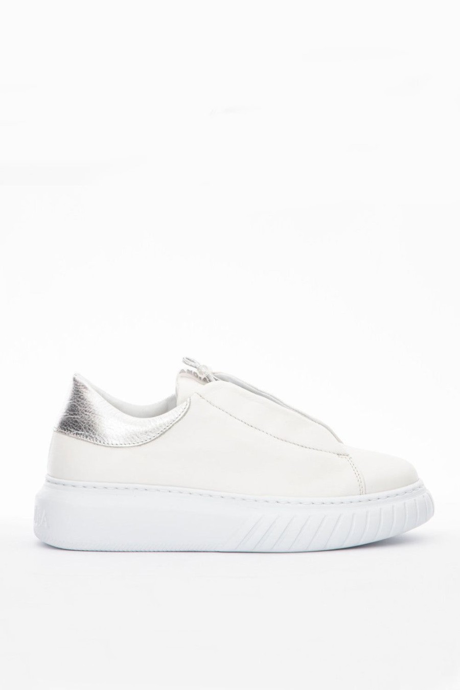 Scarpe ANDIAFORA | Sneakers Andiafora In Pelle Color Bianco Libi