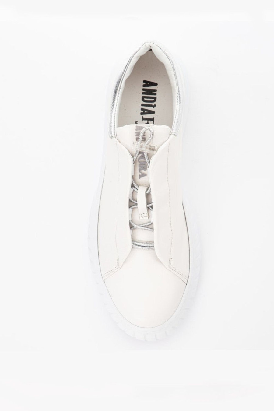 Scarpe ANDIAFORA | Sneakers Andiafora In Pelle Color Bianco Libi