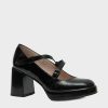 Scarpe HISPANITAS | Decollete Hispanitas In Vernice Con Cinturini Nera