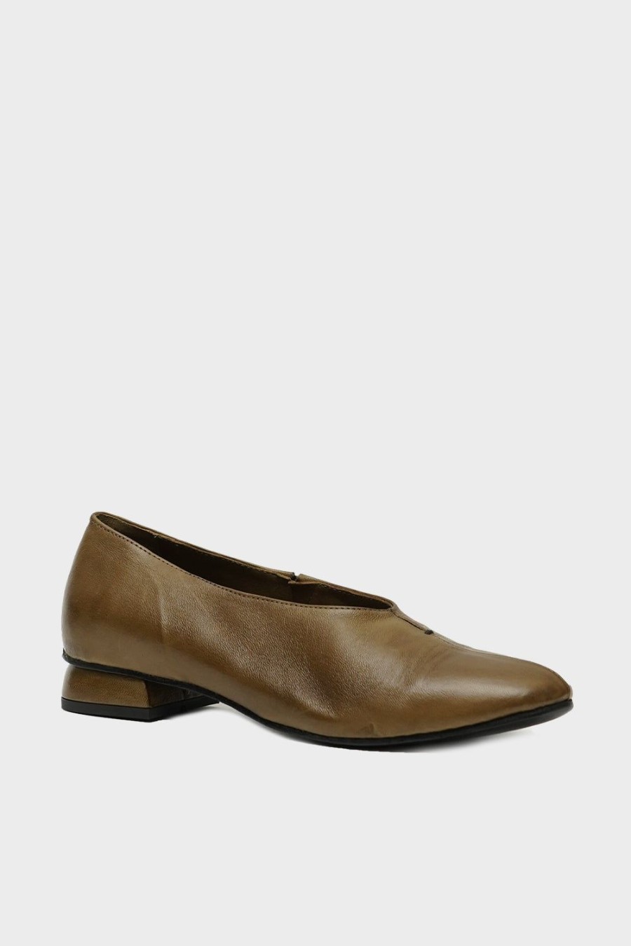 Scarpe ALEXANDRA | Scarpa Accollata Alexandra In Pelle Marrone