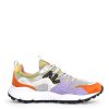 Scarpe FLOWER MOUNTAIN | Sneakers Flower Mountain In Suede E Mesh Lilla E Arancio Yamano 3