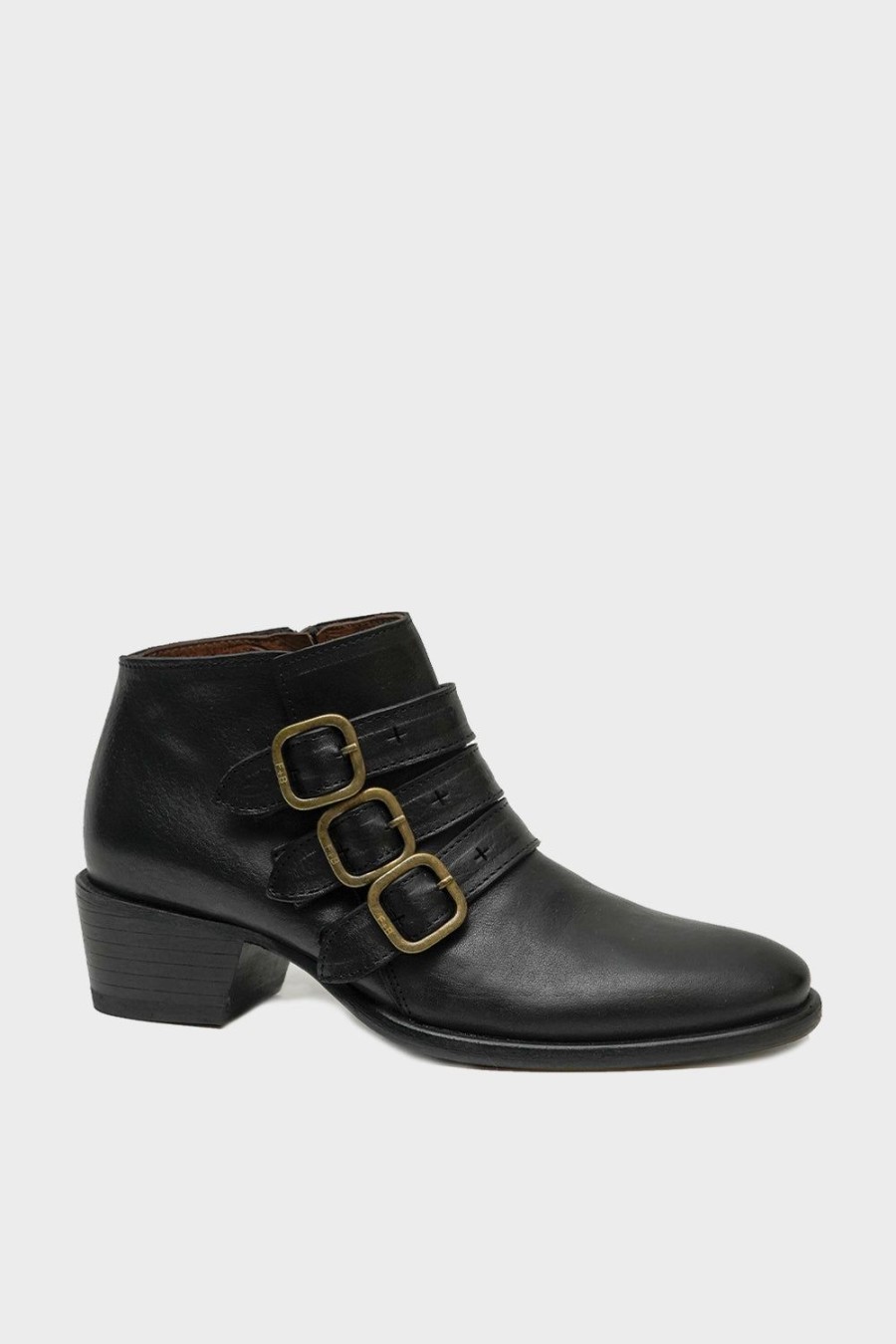 Scarpe FIORENTINI +BAKER | Stivaletto Fiorentini+Baker In Pelle Con Cinturini