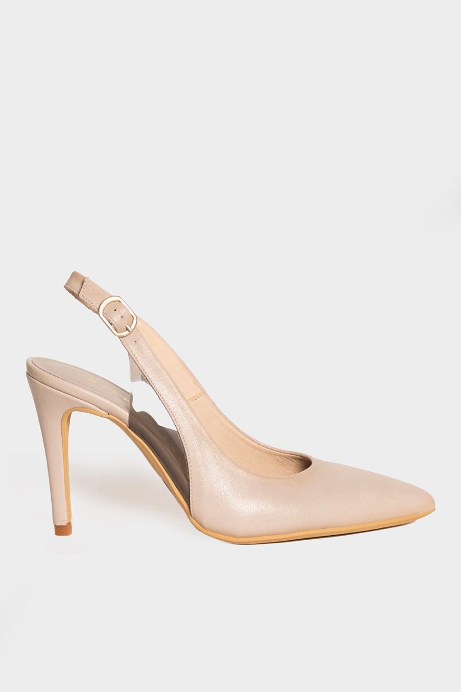 Scarpe HISPANITAS | Slingback Hispanitas In Pelle Beige