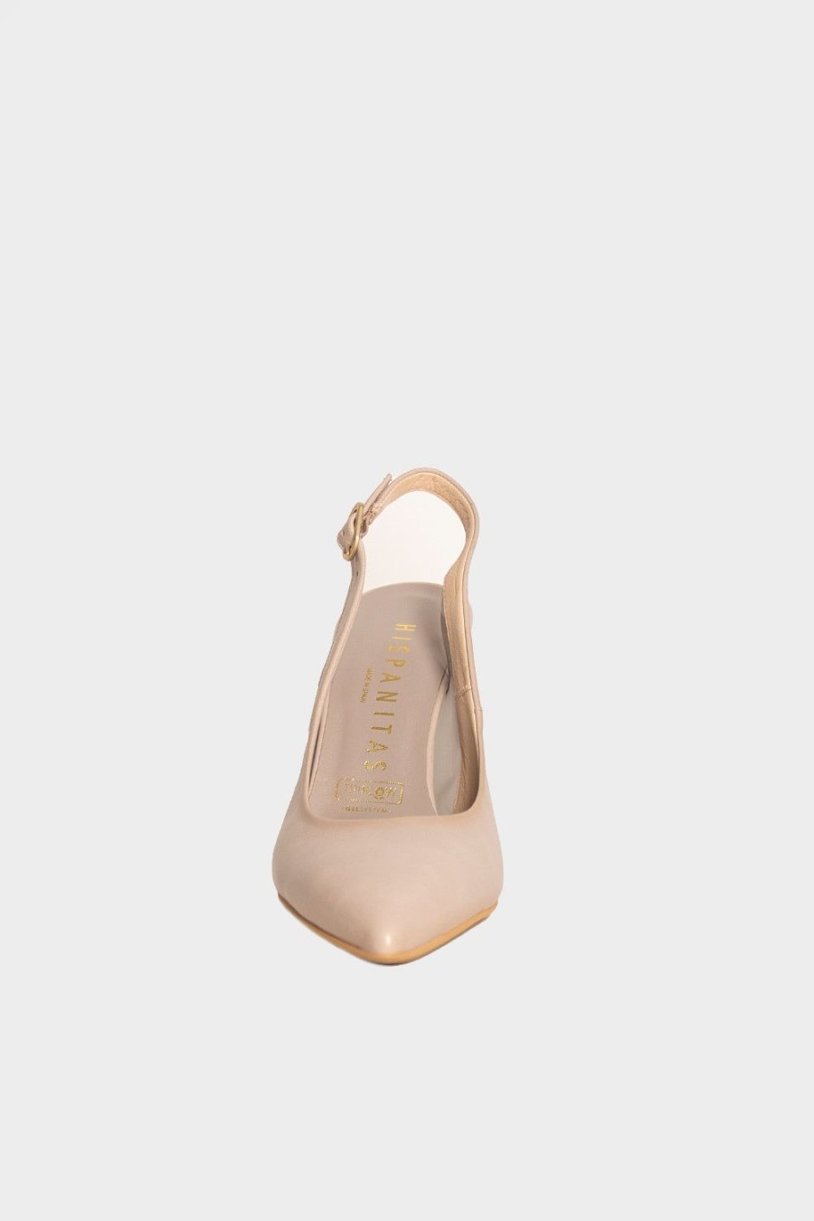 Scarpe HISPANITAS | Slingback Hispanitas In Pelle Beige