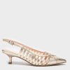 Scarpe ALEXANDRA | Slingback Alexandra Da Donna In Nappa Platino