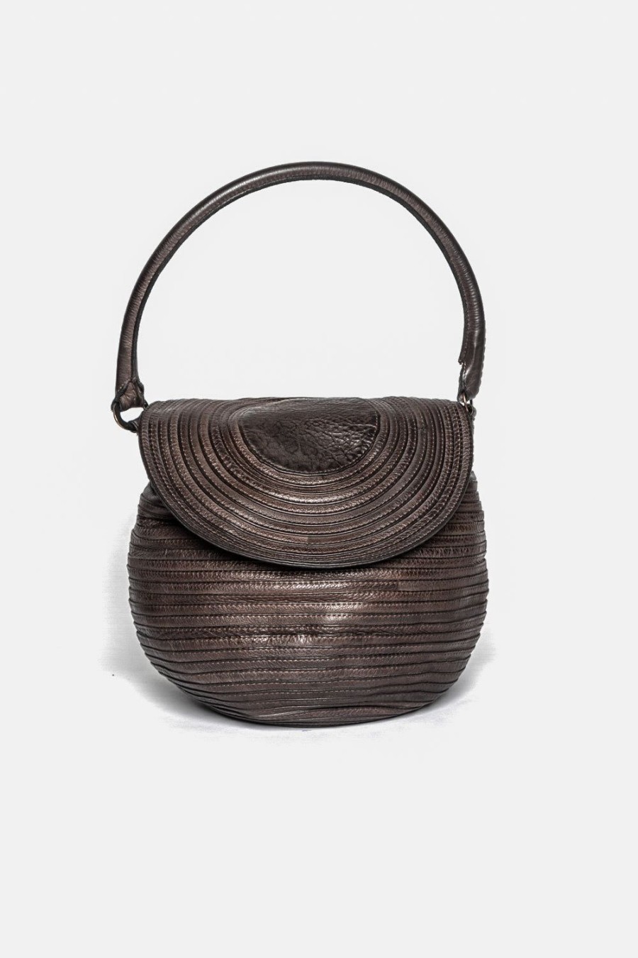 Borse MAJO | Borsa A Spalla Majo In Pelle Marrone Bovg0922