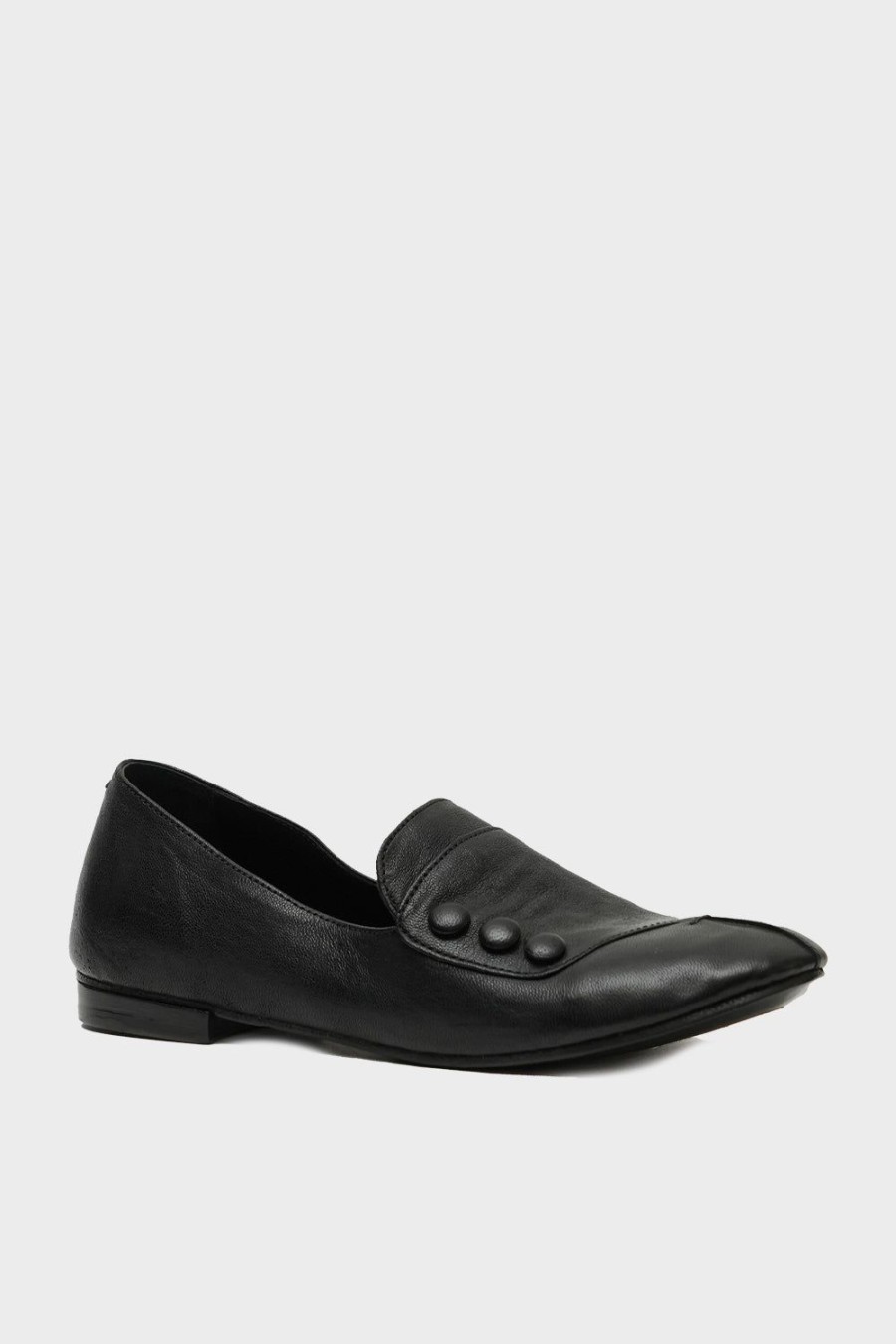 Scarpe ALEXANDRA | Scarpa Accollata Alexandra Con Bottoni Nero