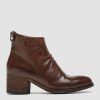 Scarpe OFFICINE CREATIVE | Stivaletto Officine Creative In Pelle Marrone Denner 113