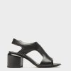 Scarpe OFFICINE CREATIVE | Sandalo Officine Creative In Pelle Nero Ethel 0013