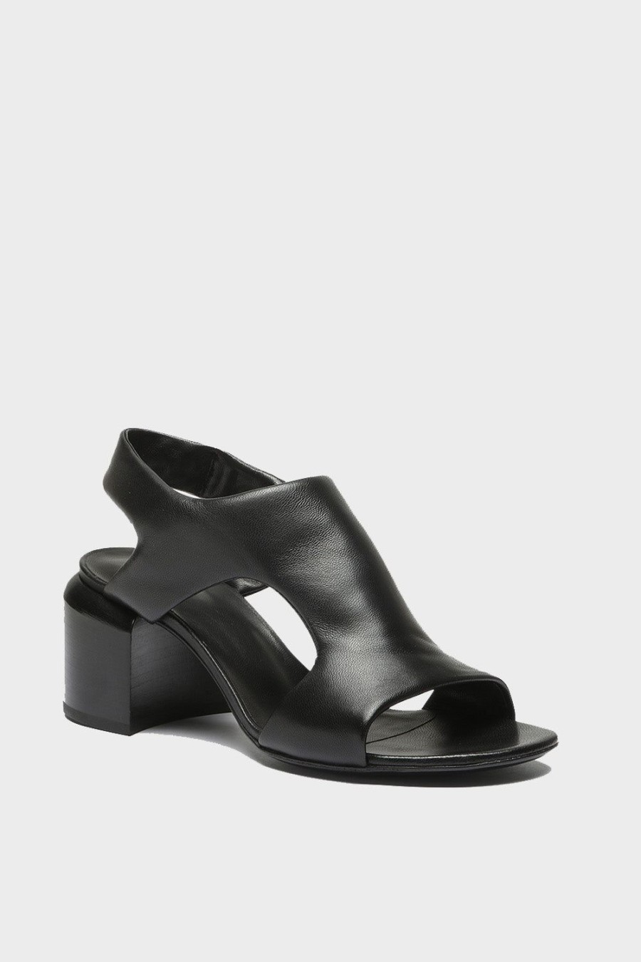 Scarpe OFFICINE CREATIVE | Sandalo Officine Creative In Pelle Nero Ethel 0013