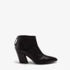 Scarpe HALMANERA | Stivaletto Da Donna In Pelle Nera Rose68