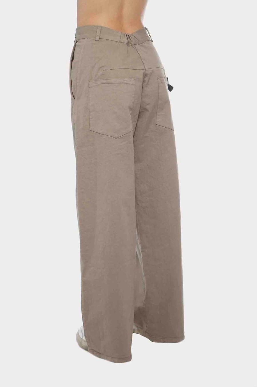 Abbigliamento SERIENUMERICA | Pantalone Serie Numerica In Cotone Grigio Sn875