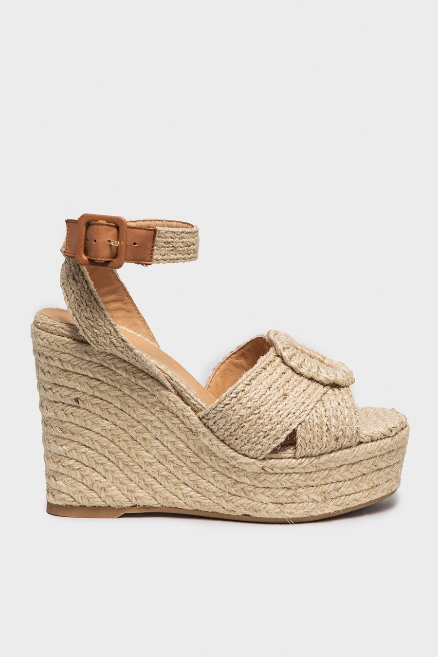 Scarpe CASTANER | Espadrilles Castaner Da Donna In Raffia Color Natura Julia