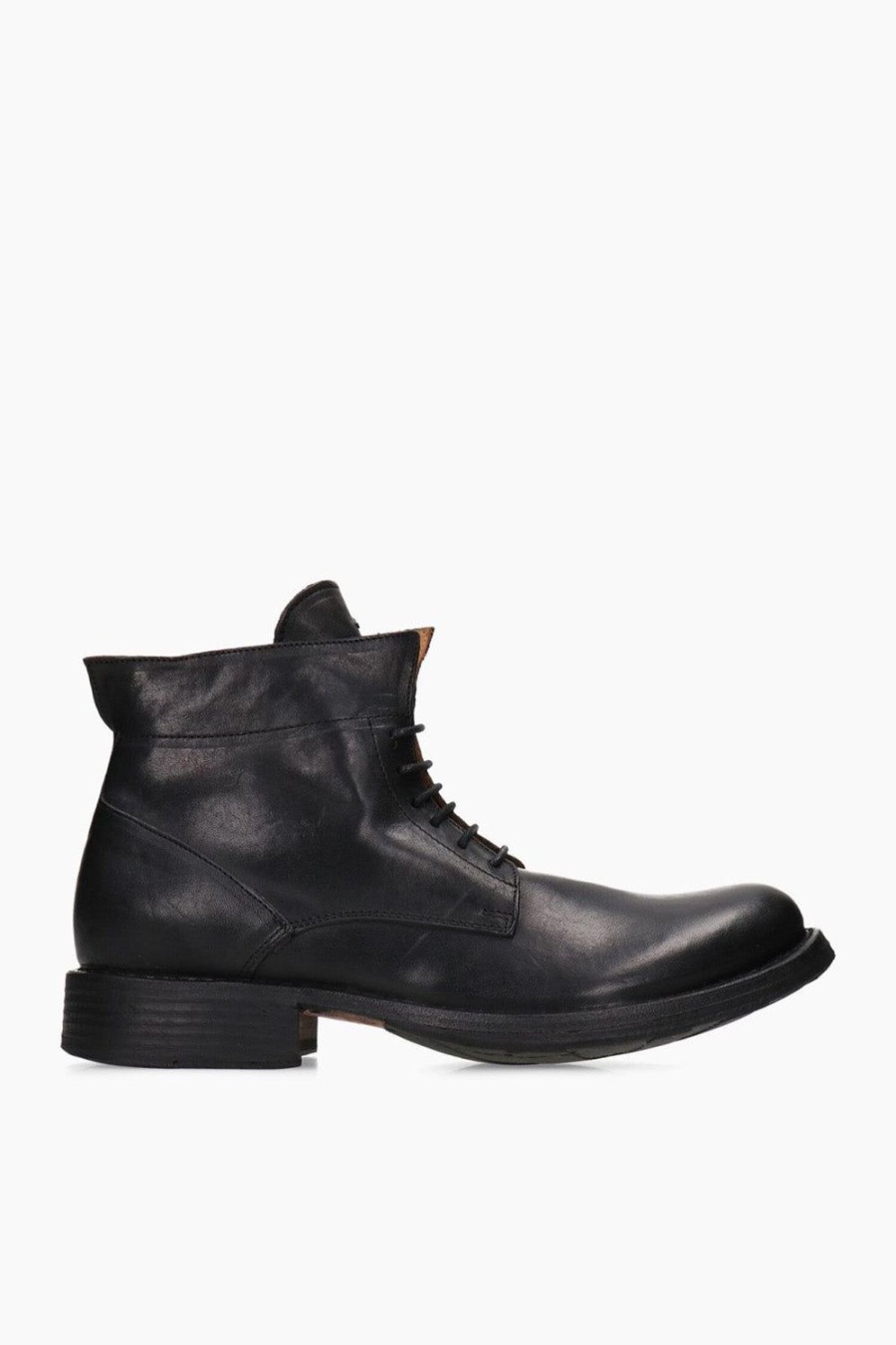 Scarpe FIORENTINI +BAKER | Stivaletto Polacchino Fiorentini+Baker In Pelle Color Nero