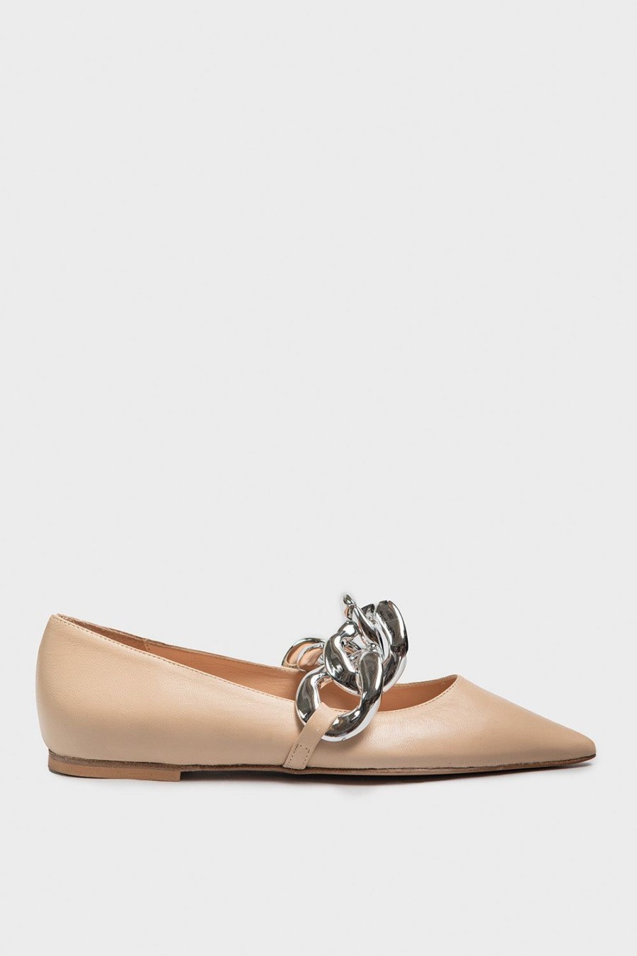 Scarpe ALEXANDRA | Ballerina Da Donna In Nappa Cappuccino D350