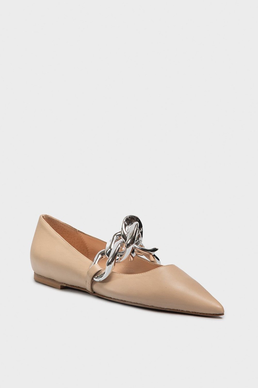 Scarpe ALEXANDRA | Ballerina Da Donna In Nappa Cappuccino D350