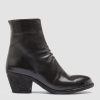 Scarpe OFFICINE CREATIVE | Stivaletto Polacchino Officine Creative In Pelle Nera Sherry 003