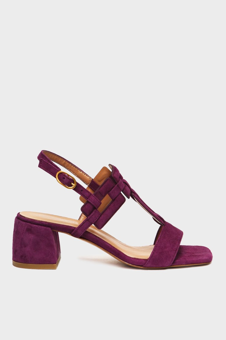 Scarpe ALEXANDRA | Sandalo Alexandra In Camoscio Viola