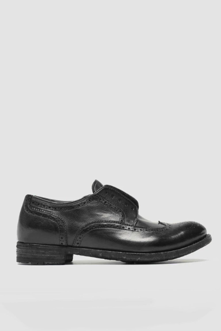 Scarpe OFFICINE CREATIVE | Scarpa Derby Officine Creative In Pelle Nero Mars155