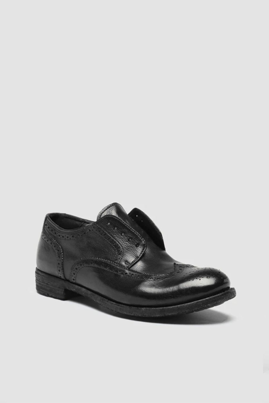 Scarpe OFFICINE CREATIVE | Scarpa Derby Officine Creative In Pelle Nero Mars155