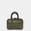 Borse 10.03.53 | Borsa A Mano Mini Brief Case In Pelle Militare Mini Brief Case