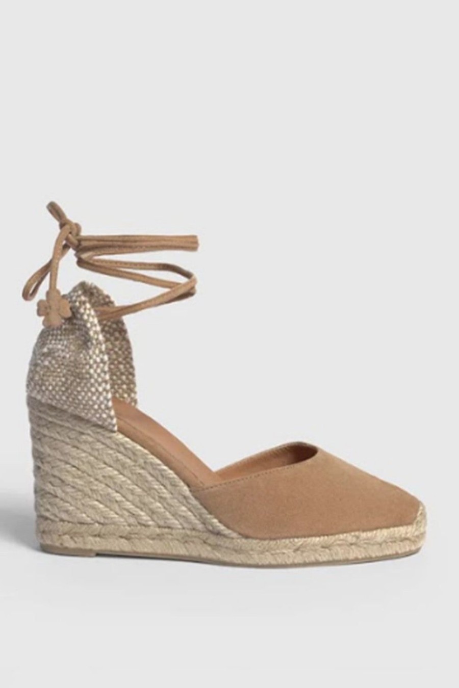 Scarpe CASTANER | Espadrilles In Tela Di Cotone Marrone Tostato Carina