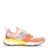 Scarpe FLOWER MOUNTAIN | Sneakers Flower Mountain In Suede E Mesh Salmone E Beige Yamano 3