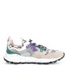 Scarpe FLOWER MOUNTAIN | Sneakers Flower Mountain In Suede E Mesh Camouflage Grigio E Ghiaccio Yamano 3