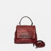 Borse MAJO | Borsa A Spalla Majo In Pelle Rosso Bordeaux Bovg0710