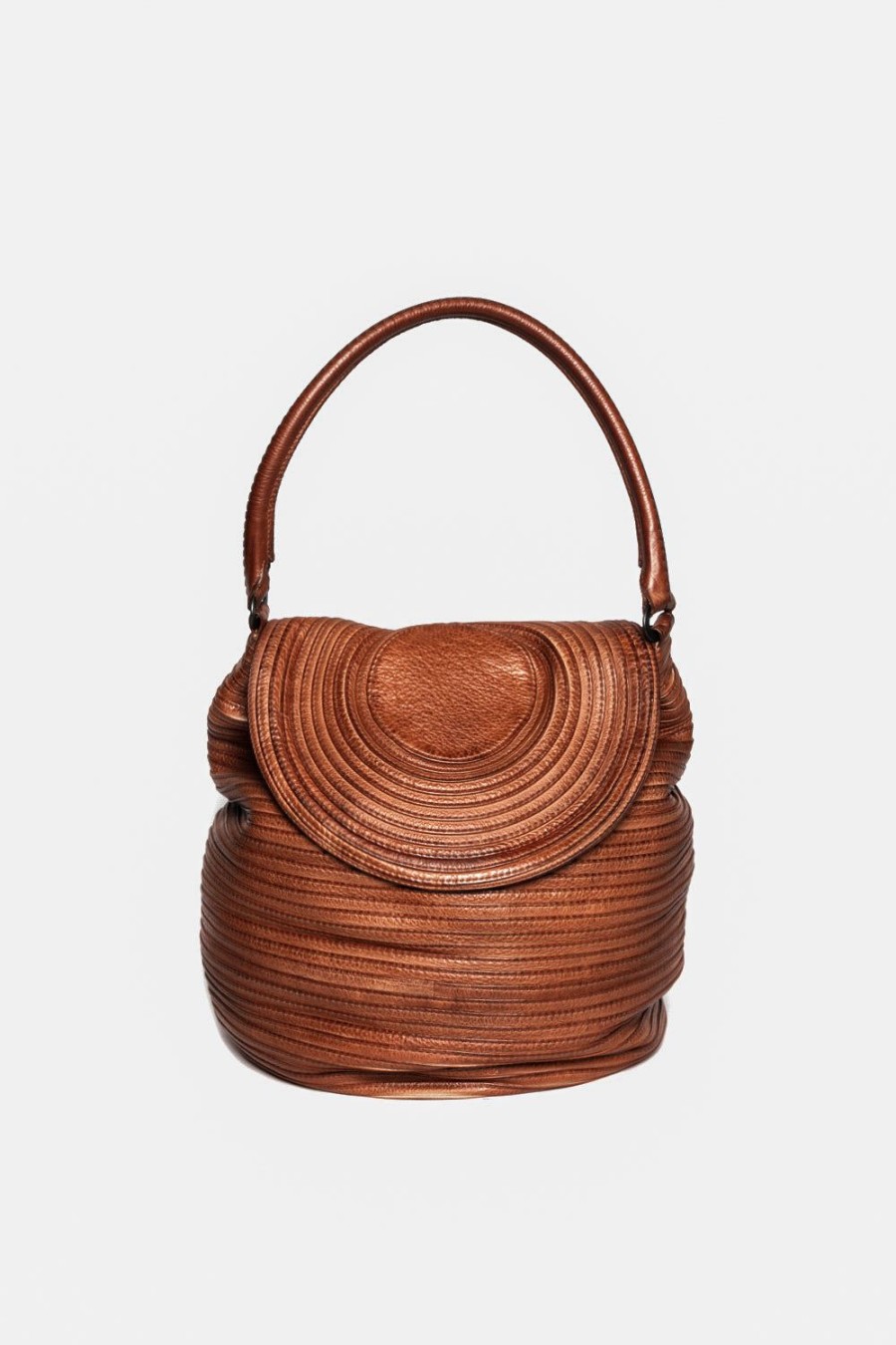 Borse MAJO | Borsa A Spalla Majo In Pelle Terracotta Bopp962