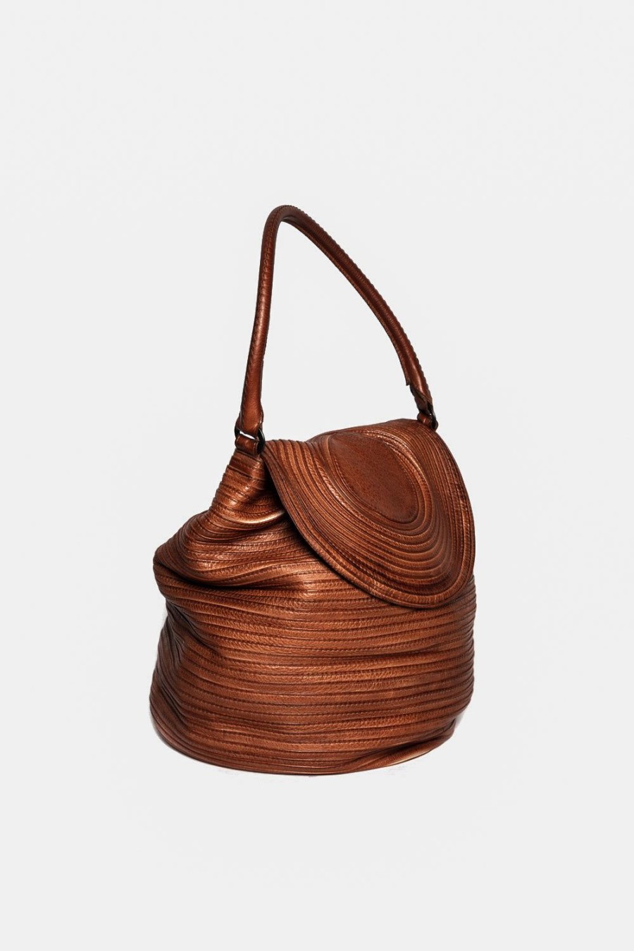 Borse MAJO | Borsa A Spalla Majo In Pelle Terracotta Bopp962