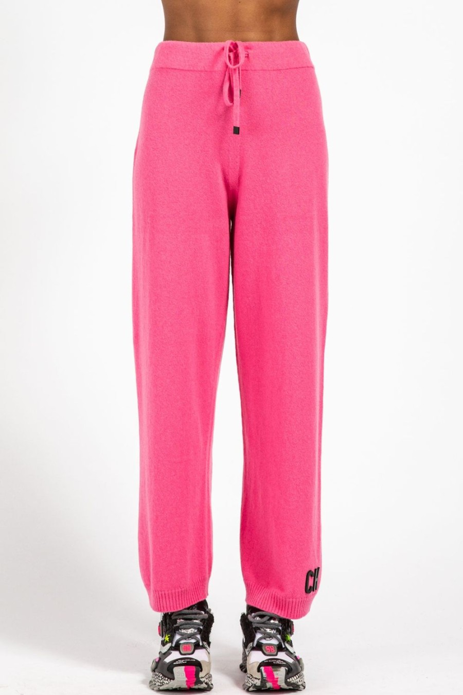 Abbigliamento CIRCUS HOTEL | Pantalone Da Donna In Lana E Cashmere Magenta Wn08