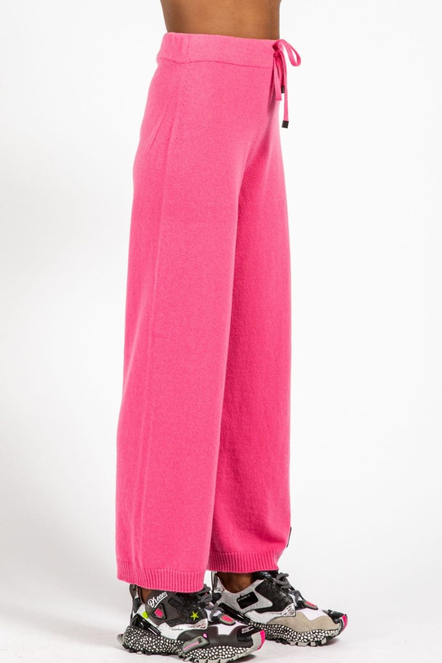 Abbigliamento CIRCUS HOTEL | Pantalone Da Donna In Lana E Cashmere Magenta Wn08