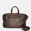 Borse MAJO | Borsa A Mano Majo In Pelle Marrone Cioccolato Bovg0408